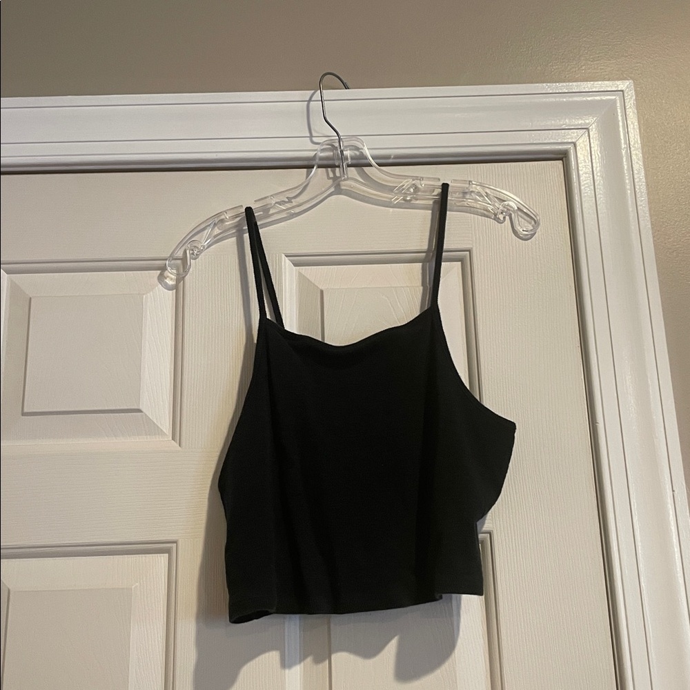 Wild Fable Black Crop Top